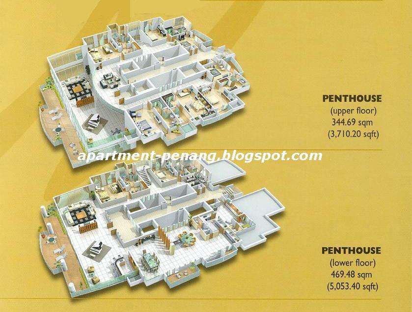 Gurney Paragon Residences Floor Plan 10th floor with