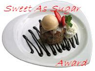 Sweet As Sugar Award