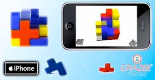 crazee bedlam cube puzzle game on iphone