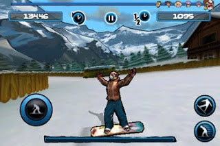 x2 snowboarding game