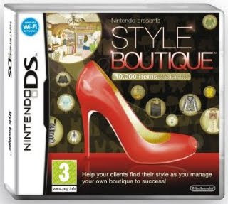 red high heel shoe on this box cover artwork