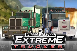 two trucks with game logo below