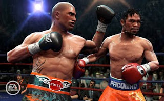 Manny Pacquiao over Miguel Cotto boxing in the ring