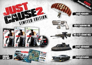 just cause video game extras for pre order
