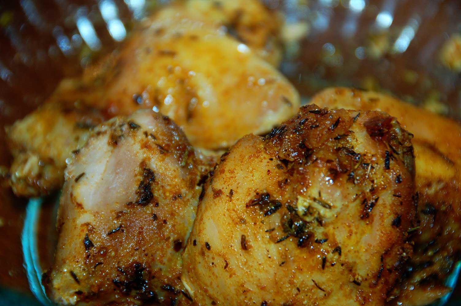 Appetizing Curry Maple Glaze Chicken