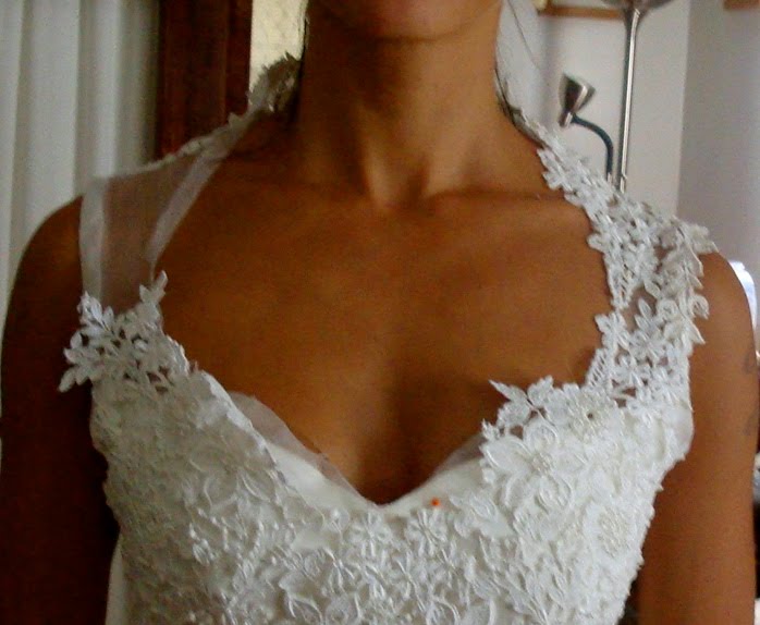 Making Mom 39s Dress Mine Third Fitting wedding napa wedding dress Dsc0346