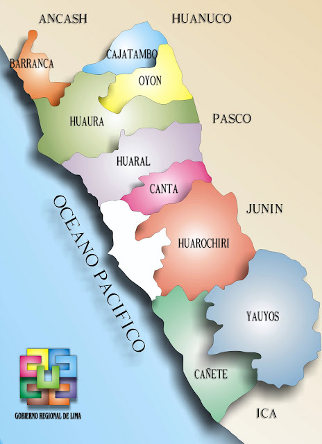 Mapa Región Lima