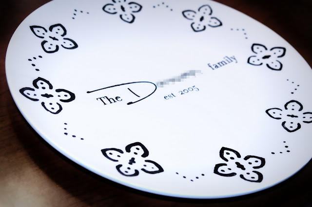 Finding My Aloha: {DIY} Personalized Family Potluck Platter