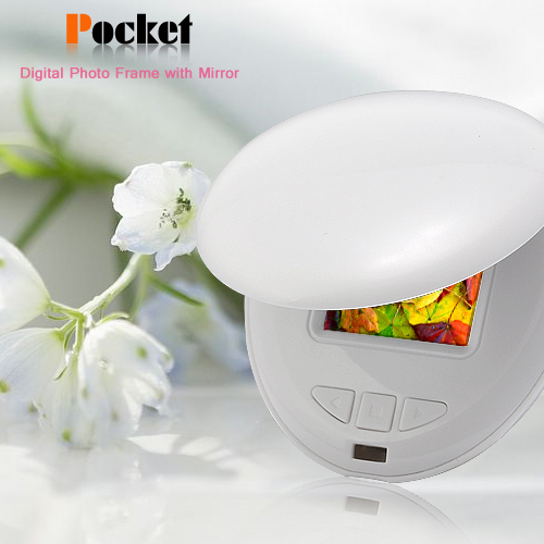 ELobang NEW! COMPACT Pocket Digital Photo Frame With Mirror (Product