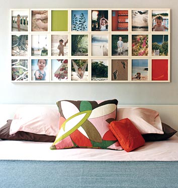 Mella Bella Photography: Great ideas for wall displays...