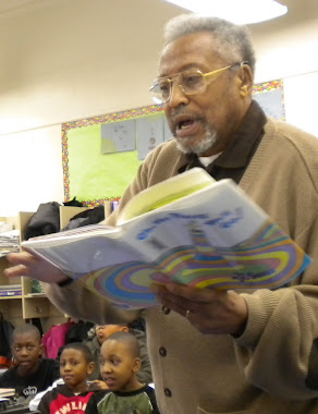 A BENEFIT OF RETIREMENT -- READING TO CHILDREN AT LOCAL SCHOOLS AS A VOLUNTEER.