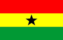 Bandeira de Gana Africa