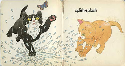 Splish-splash pages from Hush Kitten