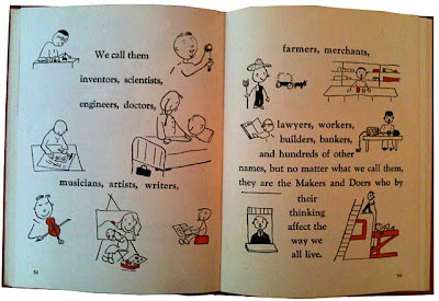 Two pages from Let's Do Better, showing Makers and Doers