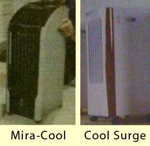 Close up of Mira-Cool and Cool Surge