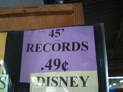 45' records 49 cents
