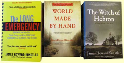 Three books by James Howard Kunstler