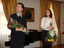 Com Irina Sârbu, após recital em Brașov (Romênia)