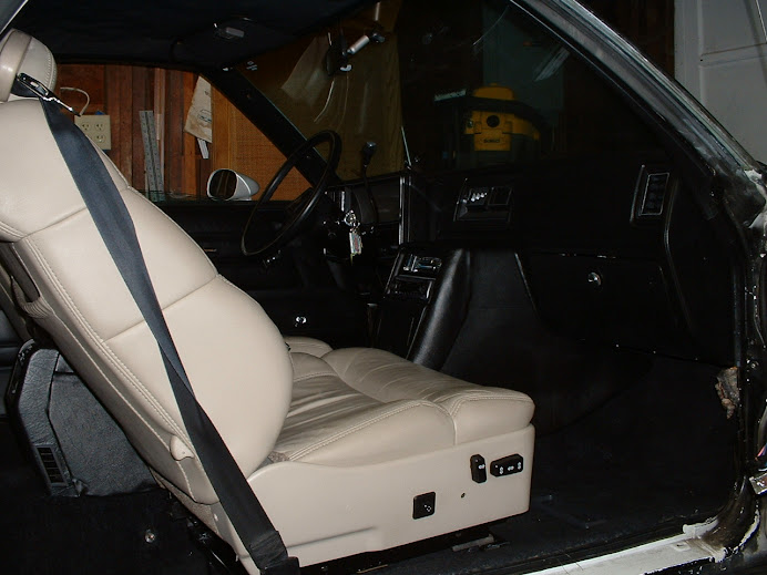 test fitting the seats