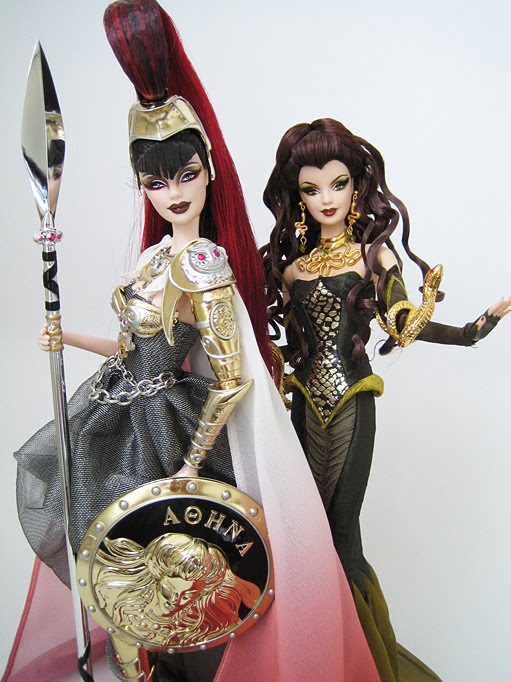 barbie doll as medusa