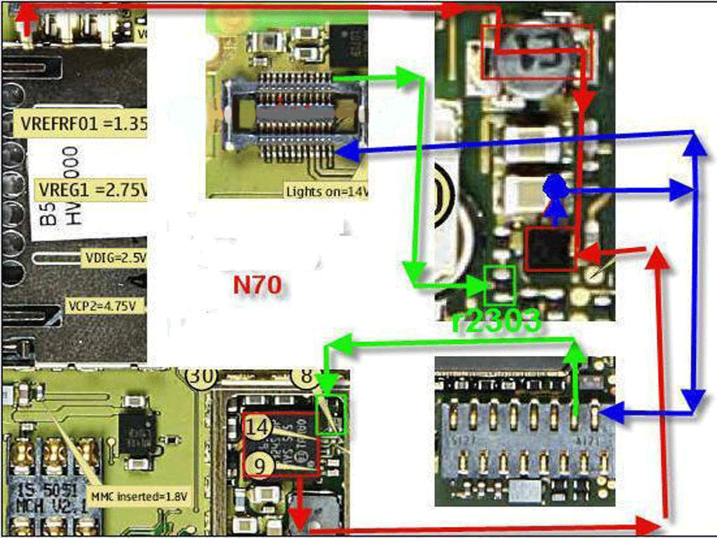 MOBILE TROUBLESHOOTING NOKIA N70 DISPLAY AND LCD LIGHT SOLUTION