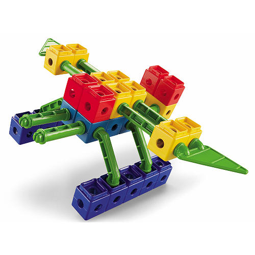 TOYS PLAY FUN Trio Blocks Airplane Building Set