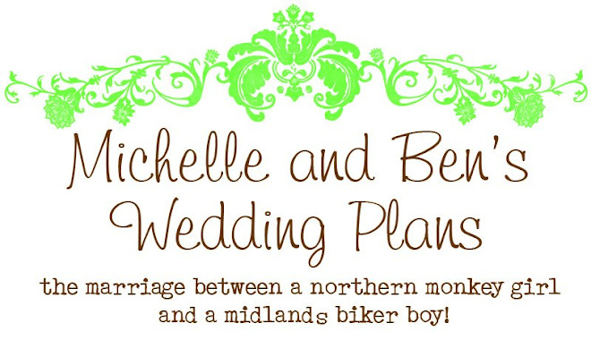 Michelle & Ben's Wedding Plans