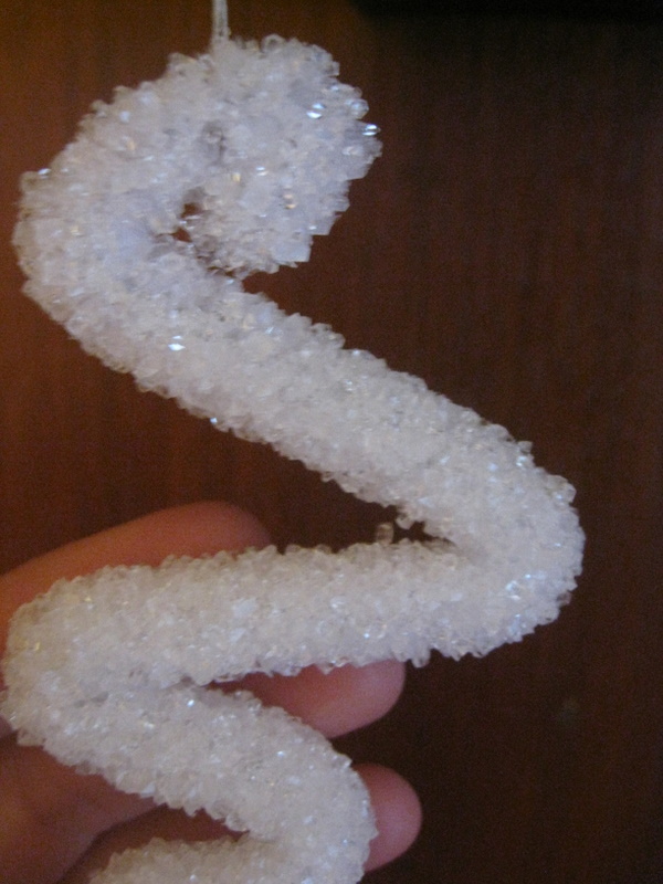 tiny scissor times: We made Borax crystals.