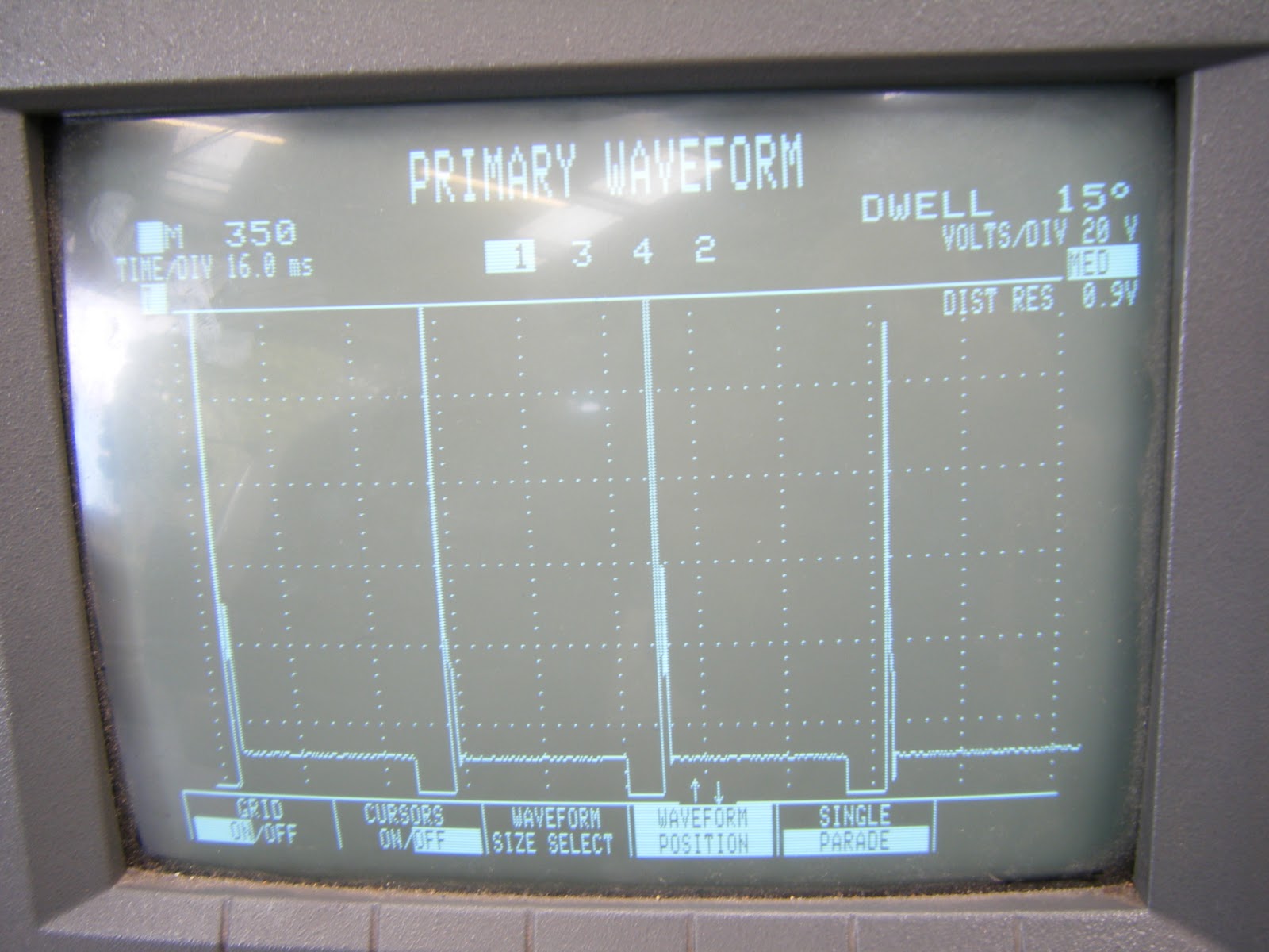 Areo TTEC 4826 WS8 Primary & Secondary ignition patterns