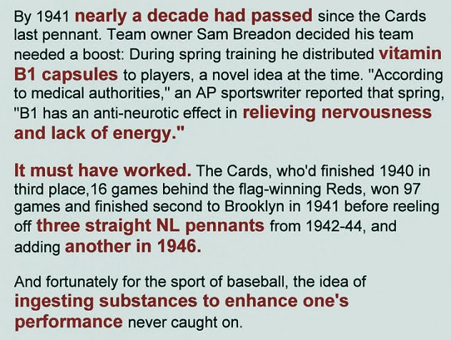 Vitamin B1: the back story...