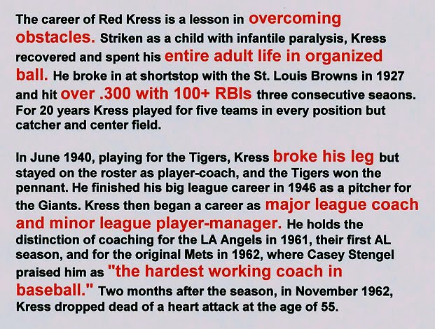 Red Kress: The back story...