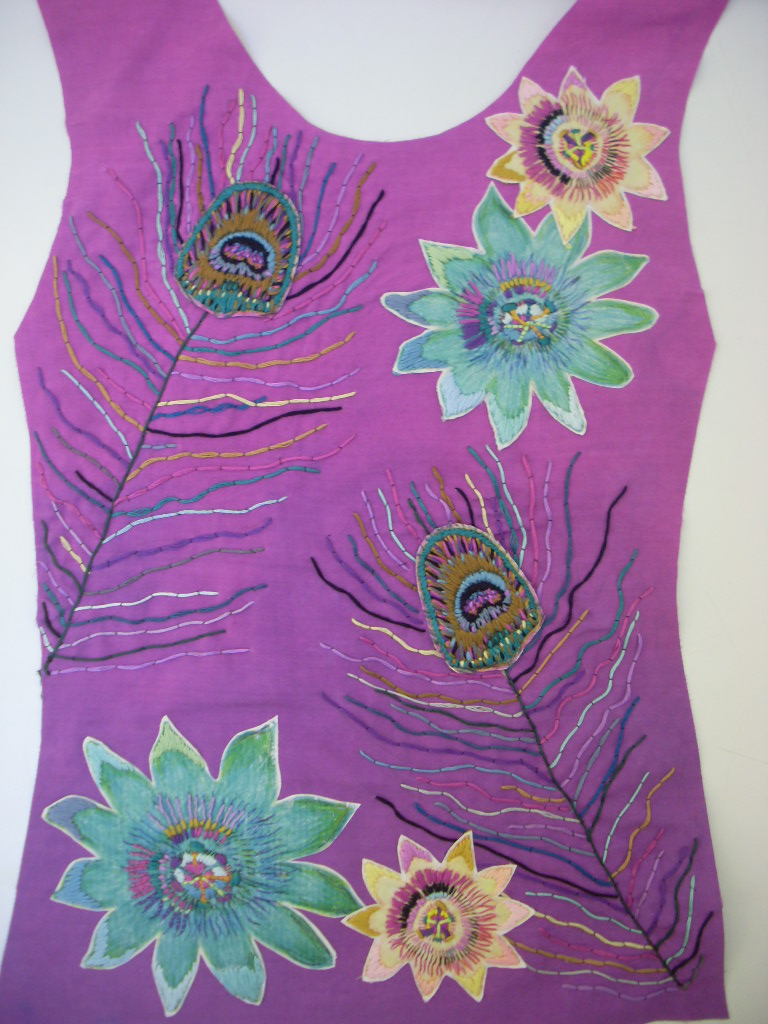 Tenderline Poise Dress (Indigo Embroidery)