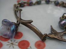 Foresta Flower Bracelet in Antique Brass