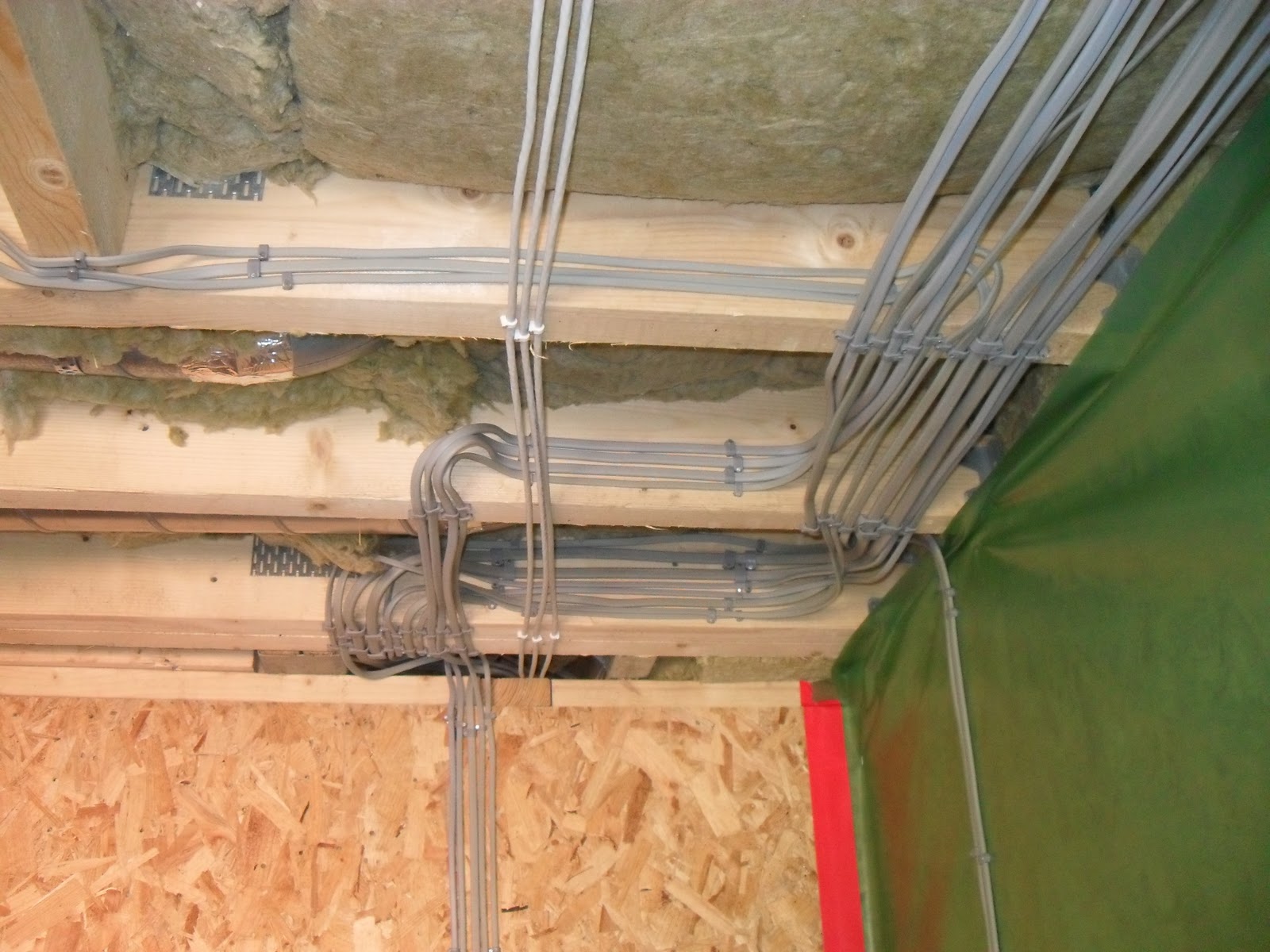 Delfryn - A Self Build Timber Frame House: Wires, Pipes and Other Stuff