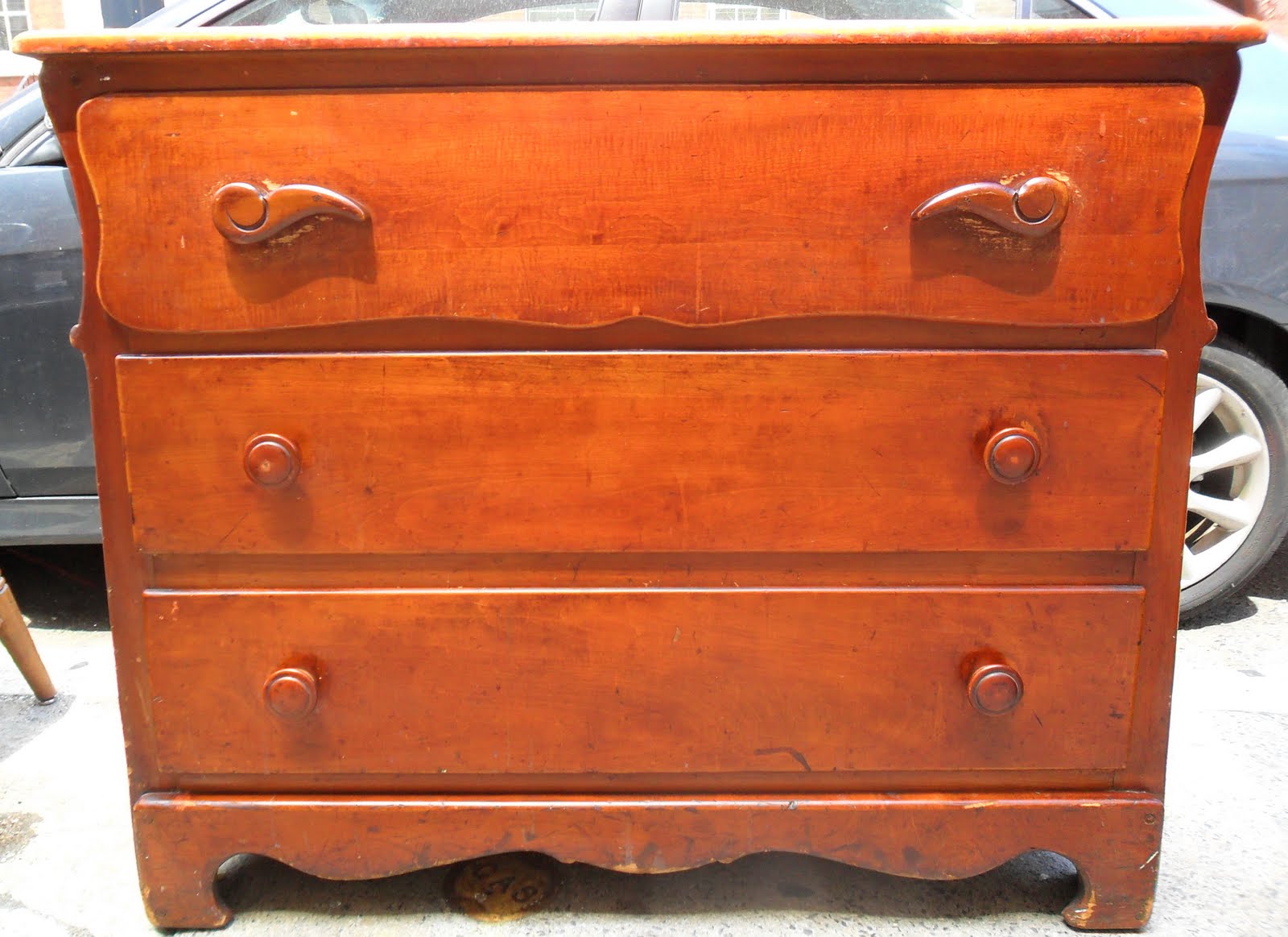 Uhuru Furniture & Collectibles 1940s Rock Maple Bedroom Set SOLD