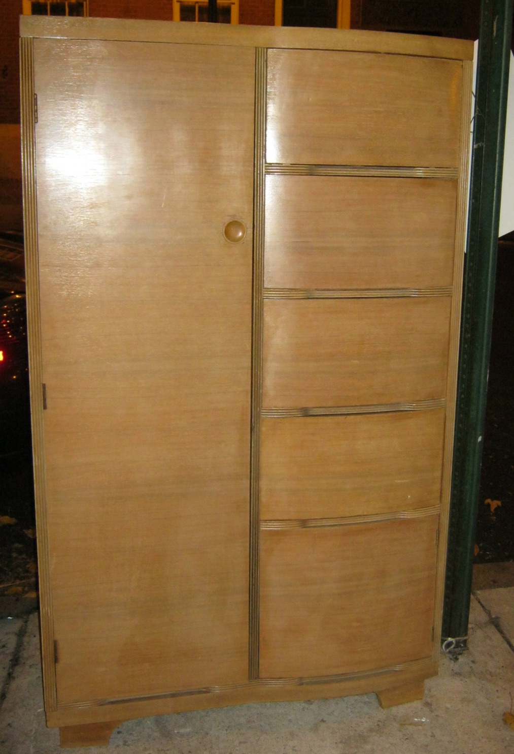 Uhuru Furniture & Collectibles 1940s Cedar Lined Armoire SOLD