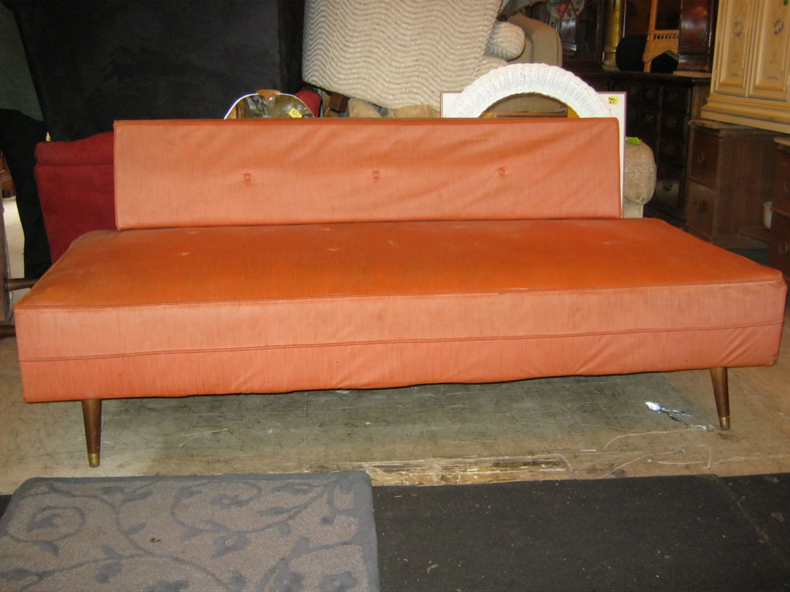 Vintage vinyl sofa deals
