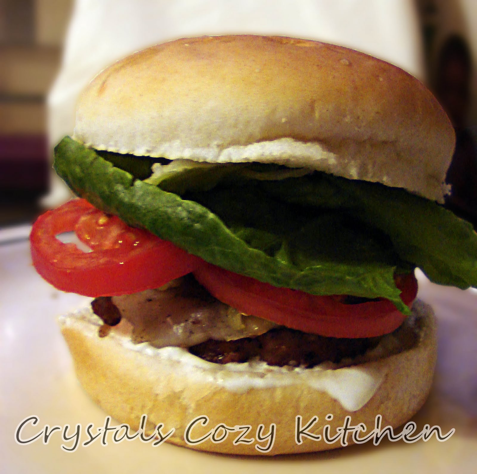 Crystal's Cozy Kitchen Green Chili Burgers