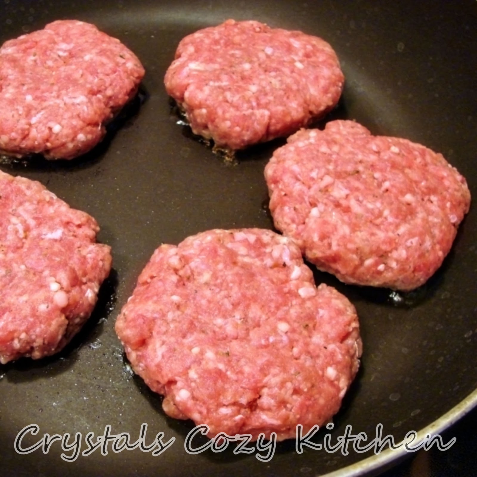 Crystal's Cozy Kitchen Herb Burgers