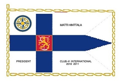 CLUB 41 INTERNATIONAL FLAG 2010/2011