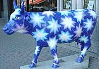 Bonnie Ouellette - Star Cow (West Hartford Cow Parade 2003)
