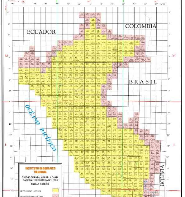 MAPAS PERU CARTAS NACIONALES MAPAS PERU CARTAS NACIONALES