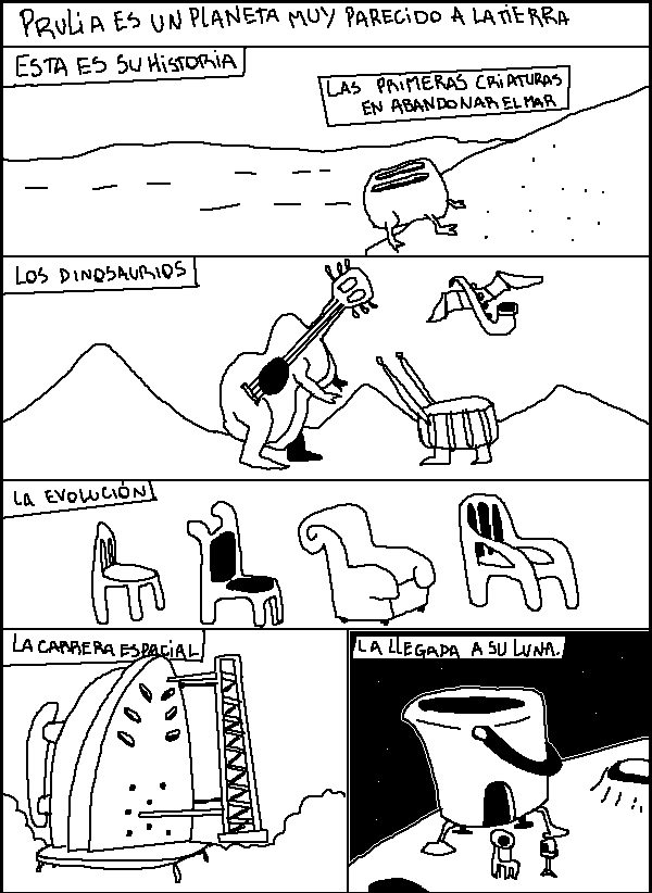 Las historietas: La historia de Prulia