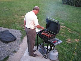 Dr Lee grilling to feed Team Jackson