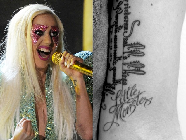 lady gaga tattoos pictures