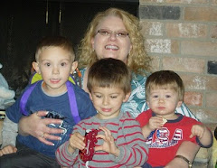 Me and my 3 grandsons, Christmas 2010