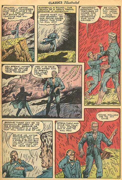 FRANKENSTEIN1959: Classics Illustrated: Frankenstein II