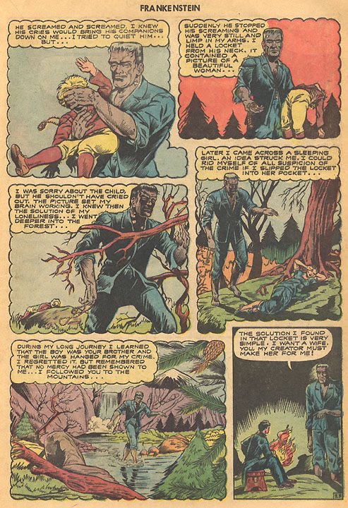 FRANKENSTEIN1959: Classics Illustrated: Frankenstein II