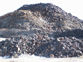 Montaña de Escorias de Plomo en Abra Pampa