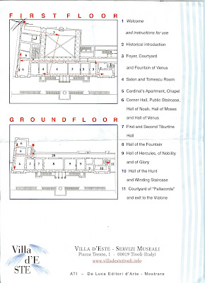 Villa D'Este Brochure and Map